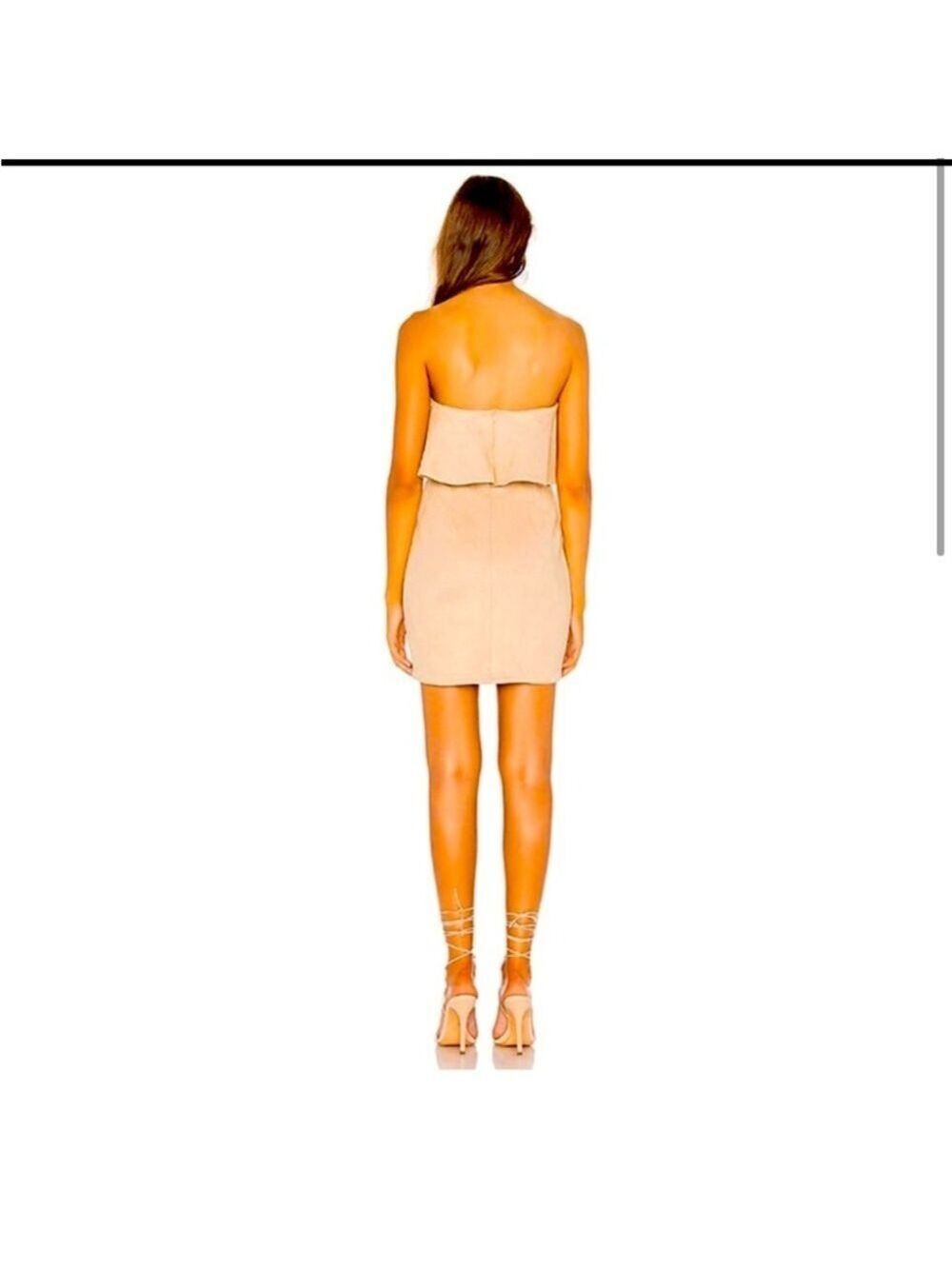 Superdown Revolve **Strapless** Ruffle **Mini Dress** NWT - Picture 3 of 8